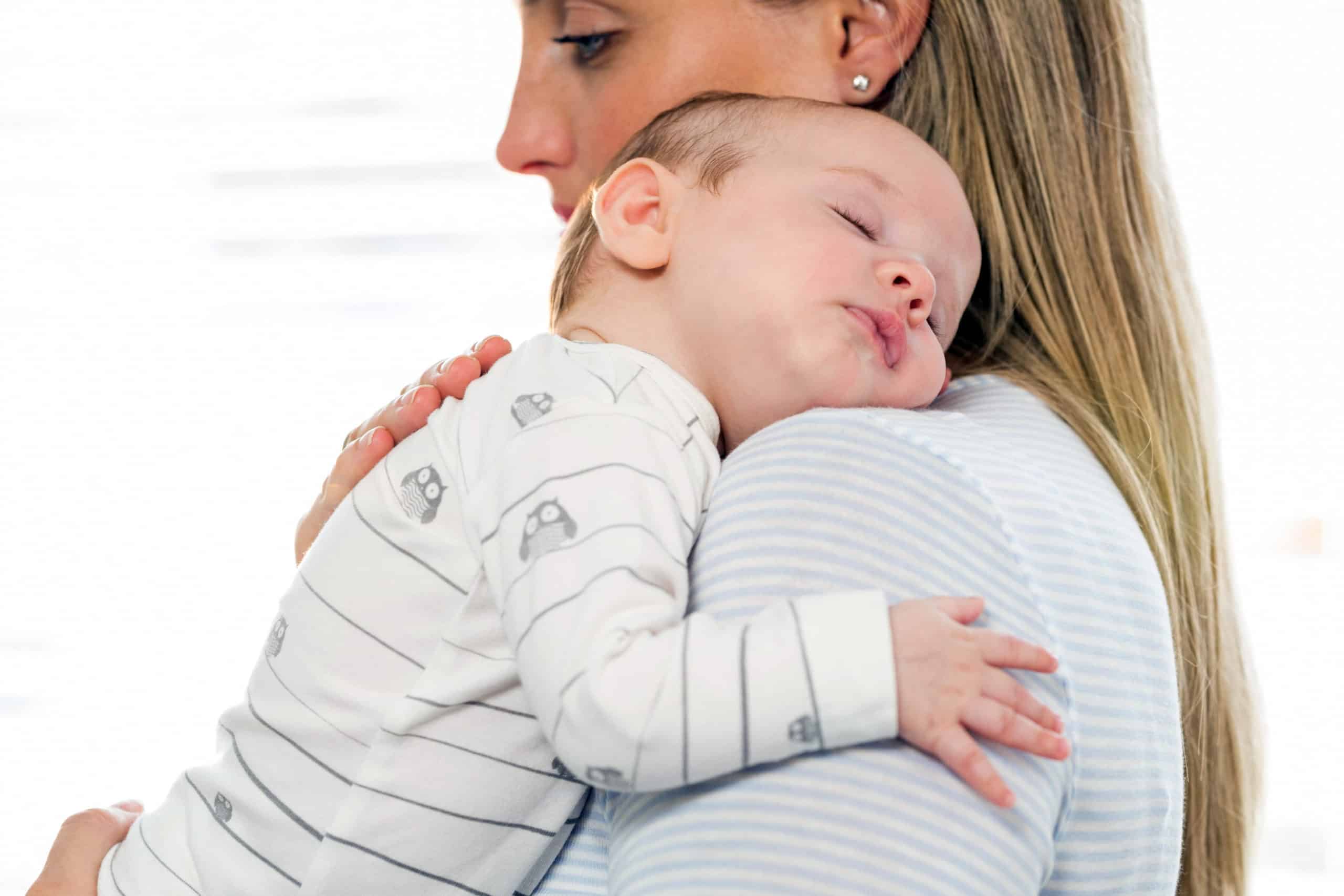 Healthcare case study, mother holding a baby